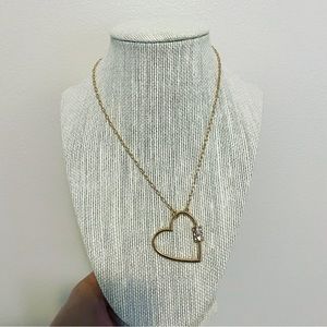 PAVE HEART NECKLACE